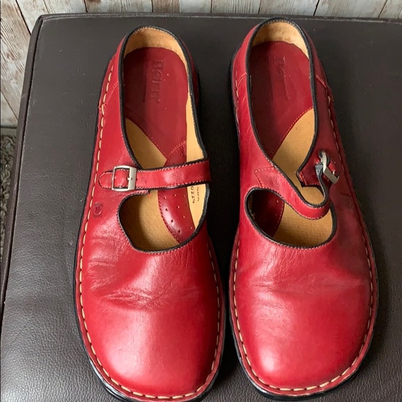 Born Shoes - Handcrafted Born Red Maryjanes